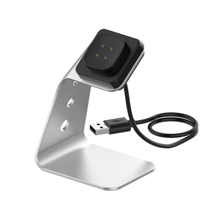 Pour le support de chargeur en alliage d'aluminium Fitbit Versa 3 / Fitbit Sense avec protection contre les puces, prise en charge de la charge rapide, For Fitbit Versa 3