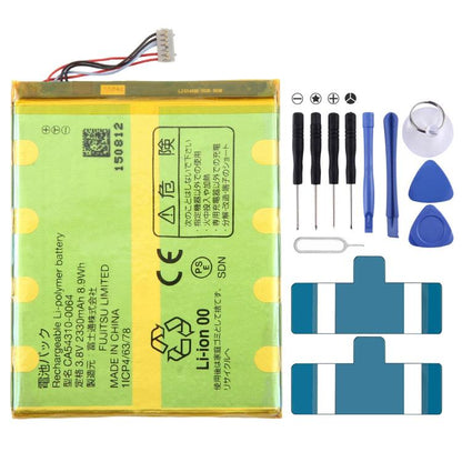 Batterie 2330 mAh CA54310-0064 avec port à 5 broches pour flèches Fujitsu M02 RM02 F-01H