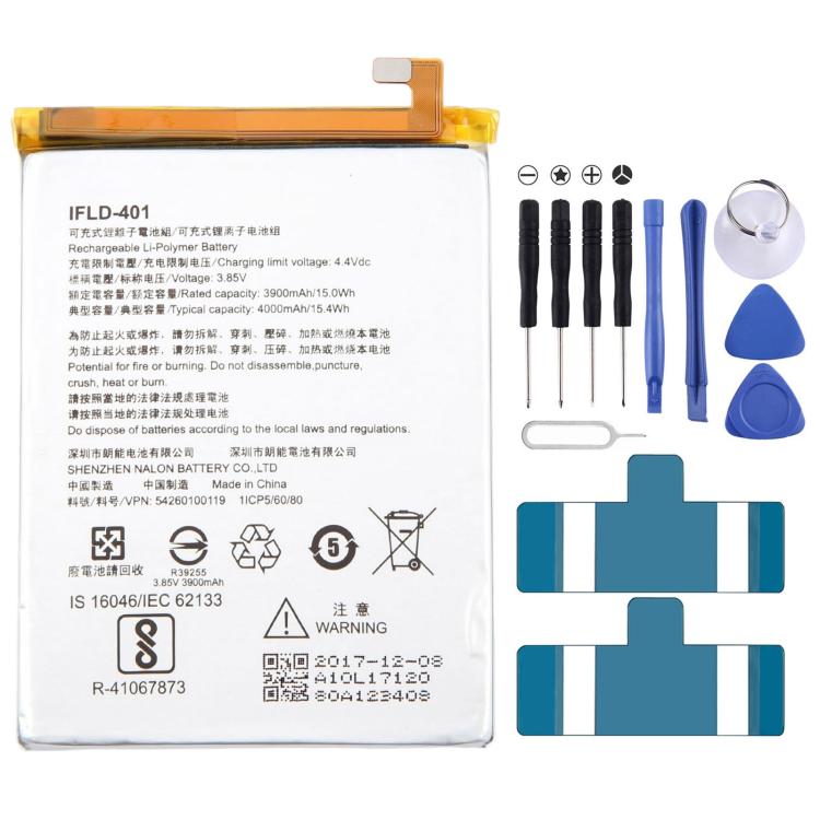 Batterie IFLD-401 4000 mAh pour InFocus M5S, M7S, Vision 3 et Vision 3 Pro