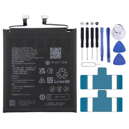 Batterie HB487180EXW-11 6000 mAh pour Huawei Mate 80 Pro Max MUT-AL00