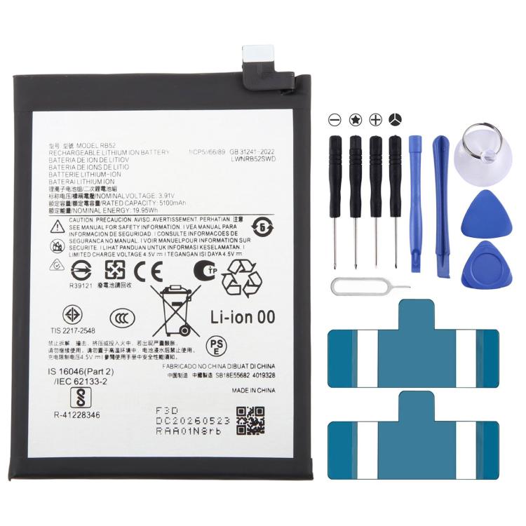 Batteriebatteriepileaccumulateurs, For Motorola Moto G56 5G / G Power 2026 5100mAh RB52, For Motorola Moto G86 Power 5G 6720mAh RN67