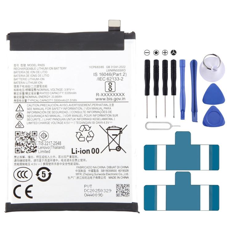 Batterie 5500 mAh RN55 pour Motorola Moto Edge 60s / G96 5G XT2503-3