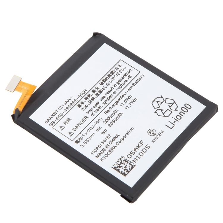 Batterie 3000 mAh 5AAXBT131JAA pour Kyocera Android One S6 / KYV48