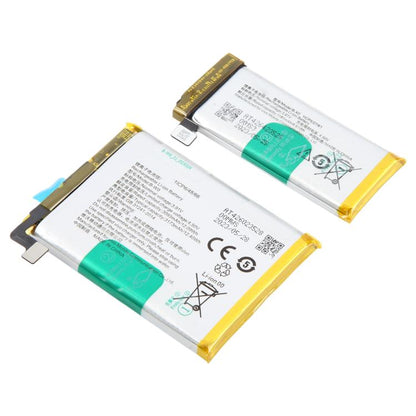 Kit de batteries B-W9 + B-X0 pour vivo X Flip V2256A 3173 mAh 1181 mAh, For vivo X Flip V2256A 3173mAh 1181mAh B-W9 + B-X0