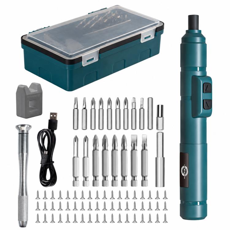 Tournevis électrique double alimentation de type stylo, Only Screwdriver, 12 in 1, 88 in 1