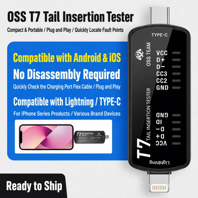 Testeur de port de charge intelligent OSS, T6, T7