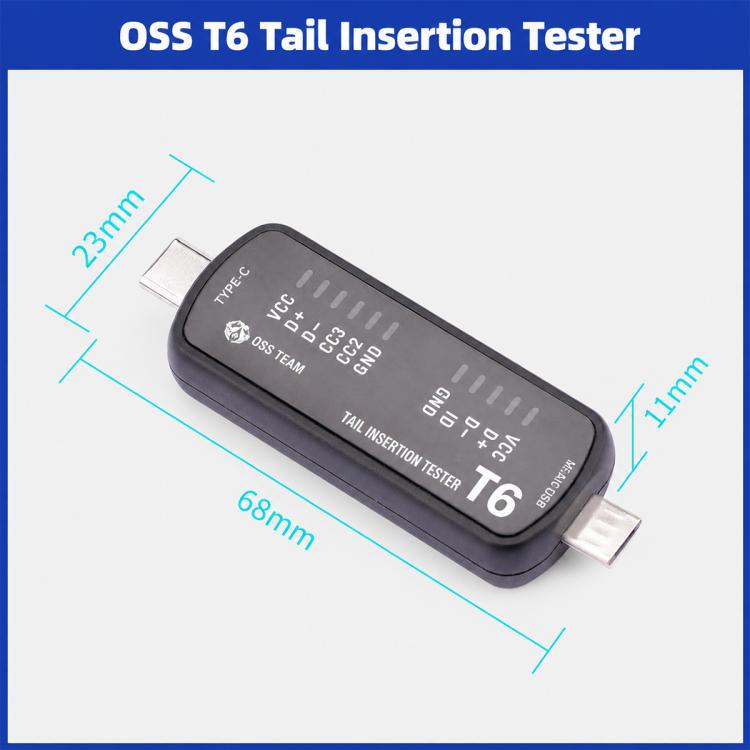 Testeur de port de charge intelligent OSS, T6, T7