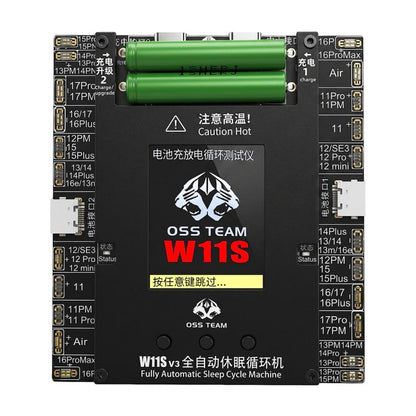 Testeur de cycle de batterie automatique à double canal OSS W11S-V3, OSS W11S-V3