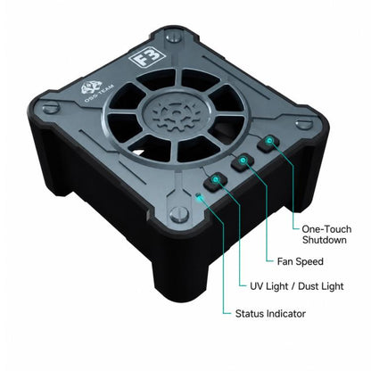 OSS F3 - Extraction de fumées multifonction + Séchage UV + Dépoussiérage + Ventilateur de refroidissement, OSS F3