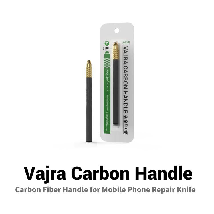 Manche de couteau en fibre de carbone Vajra 2UUL DA29, 2UUL DA29
