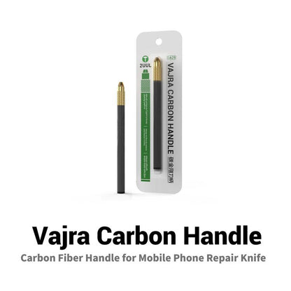 Manche de couteau en fibre de carbone Vajra 2UUL DA29, 2UUL DA29
