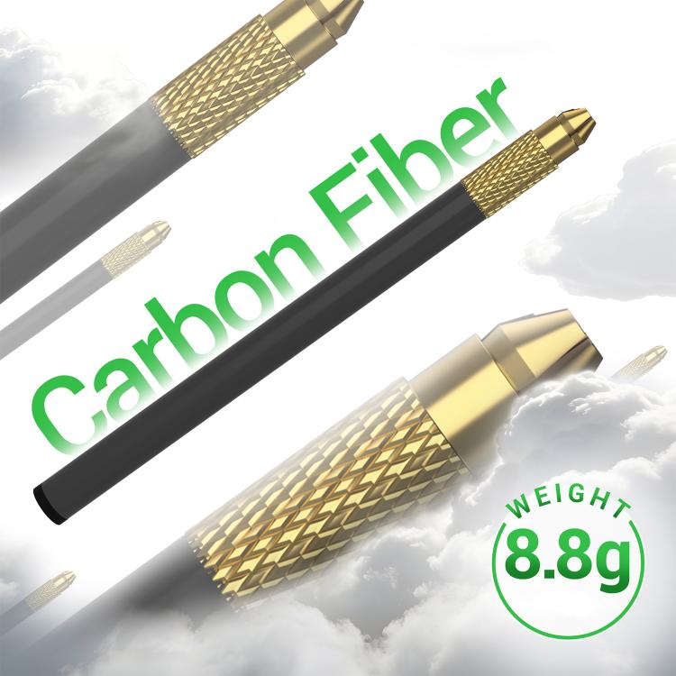Manche de couteau en fibre de carbone Vajra 2UUL DA29, 2UUL DA29