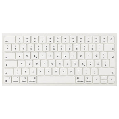 Touches blanches pour MacBook A2438 A2439 A2449 A2450 A3118 A3203 Magic Keyboard 3 et Magic Keyboard 4, German, French