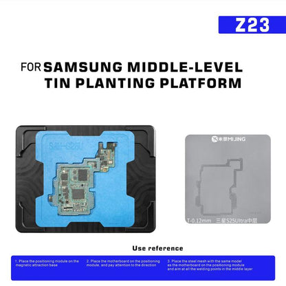 Ensemble de plateforme de reconstruction de baga à trois plantations de niveau intermédiaire Mizing Z23, For Galaxy S25 5G, For Samsung Universal Base, For Galaxy S25+ 5G, For Galaxy S25 Ultra 5G, For Galaxy S24 Ultra 5G, For Galaxy S24+ 5G            ...