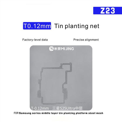 Ensemble de plateforme de reconstruction de baga à trois plantations de niveau intermédiaire Mizing Z23, For Galaxy S25 5G, For Samsung Universal Base, For Galaxy S25+ 5G, For Galaxy S25 Ultra 5G, For Galaxy S24 Ultra 5G, For Galaxy S24+ 5G            ...