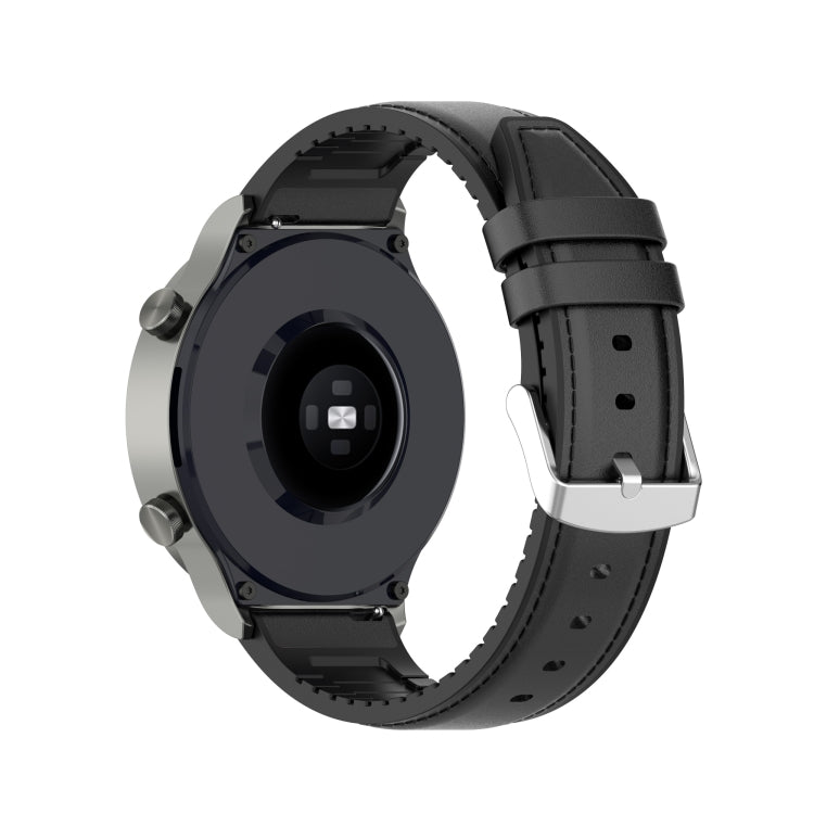 Bracelet de remplacement en cuir de silicone 22 mm pour Huawei Watch GT 2 Pro, For Huawei Watch GT 2 Pro