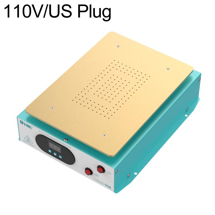 Séparateur UYUE 968 avec écran LCD 15 pouces et pompe à vide intégrée, US Plug, EU Plug