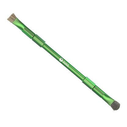 Brosse de nettoyage double embout 2UUL CL15 : brosse dure et brosse en fil d'acier, 2UUL CL15