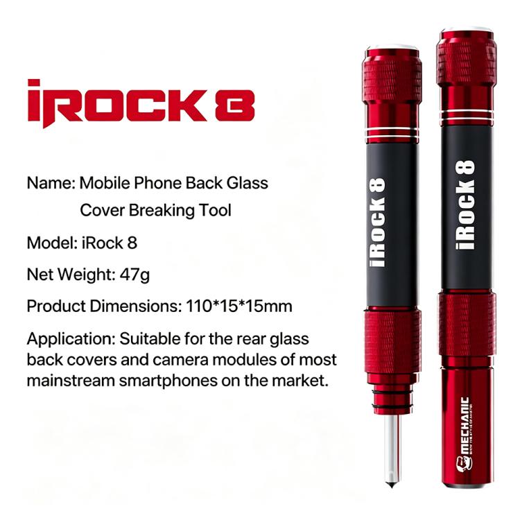 Outil de démontage du couvercle arrière en verre MECHANIC iRock 8