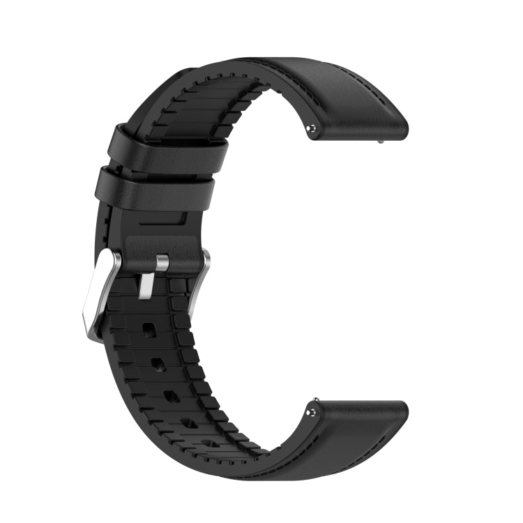 Bracelet de remplacement en cuir de silicone 22 mm pour Huawei Watch GT 2 46 mm, For Huawei Watch GT 2 46mm