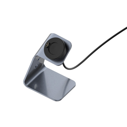 Pour Garmin Forerunner 745 / Venu Sq / Fenix 6 Support de chargeur magnétique universel en alliage d'aluminium avec protection contre les puces, prise en charge de la charge rapide, For Garmin Forerunner 745 (Left Interface)
