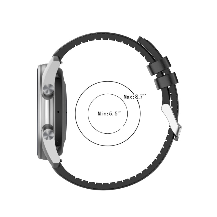 Bracelet de remplacement en cuir de silicone 20 mm pour Samsung Galaxy Watch 3 41 mm, For Samsung Galaxy Watch 3 41mm