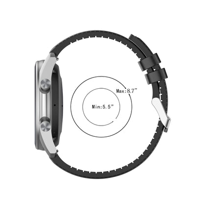 Bracelet de remplacement en cuir de silicone 22 mm pour Samsung Galaxy Watch 3 45 mm, For Samsung Galaxy Watch 3 45mm
