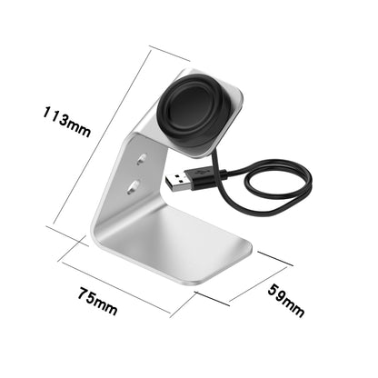 Pour Samsung R500 / Galaxy Watch 3 Support de chargeur magnétique universel en alliage d'aluminium avec protection contre les puces, prise en charge de la charge rapide, For Samsung R500