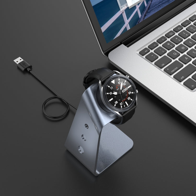 Pour Samsung R500 / Galaxy Watch 3 Support de chargeur magnétique universel en alliage d'aluminium avec protection contre les puces, prise en charge de la charge rapide, For Samsung R500