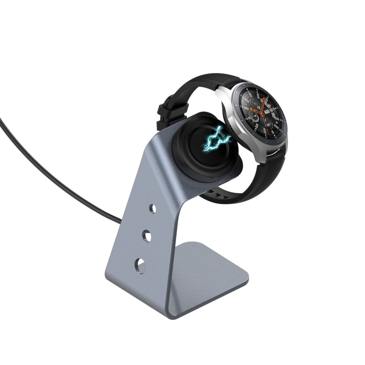 Pour Samsung R800 / Galaxy Watch Support de chargeur magnétique universel en alliage d'aluminium avec protection contre les puces, prise en charge de la charge rapide, For Samsung R800