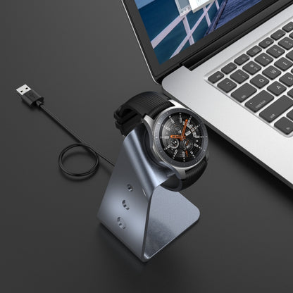 Pour Samsung R800 / Galaxy Watch Support de chargeur magnétique universel en alliage d'aluminium avec protection contre les puces, prise en charge de la charge rapide, For Samsung R800