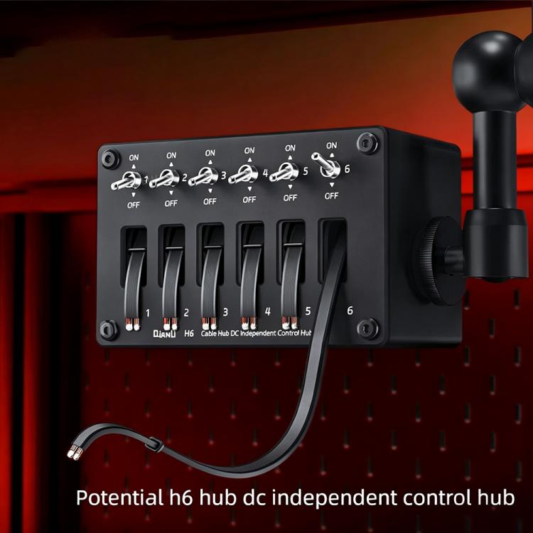 QIANLI H6 Hub d'alimentation universel CC Hub de contrôle indépendant