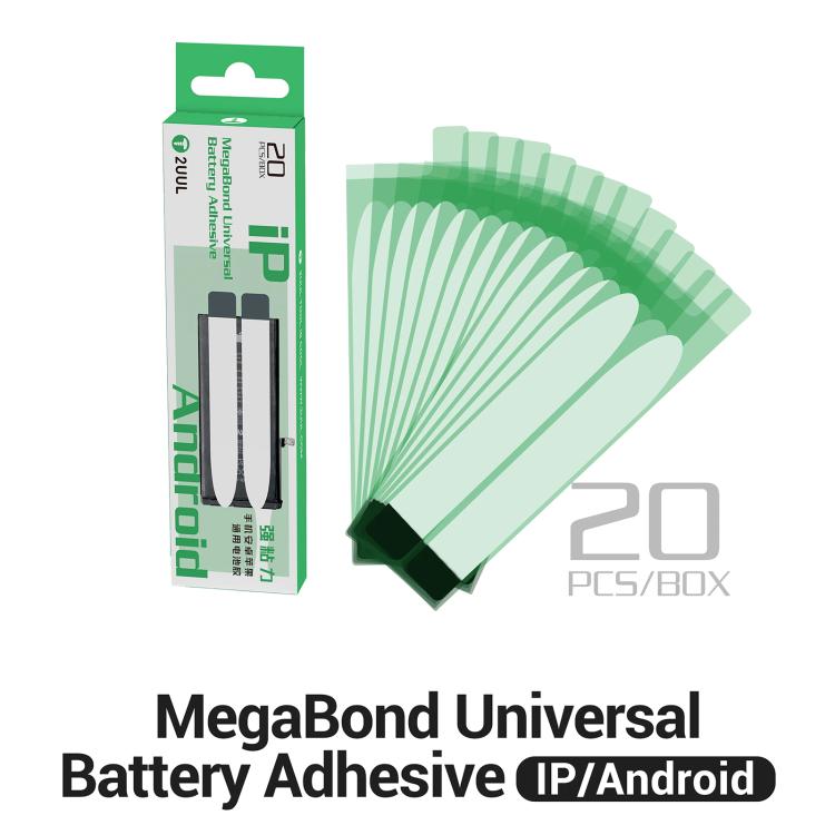 2UUL BA02 Adhésif universel pour batteries MegaBond 20 en 1