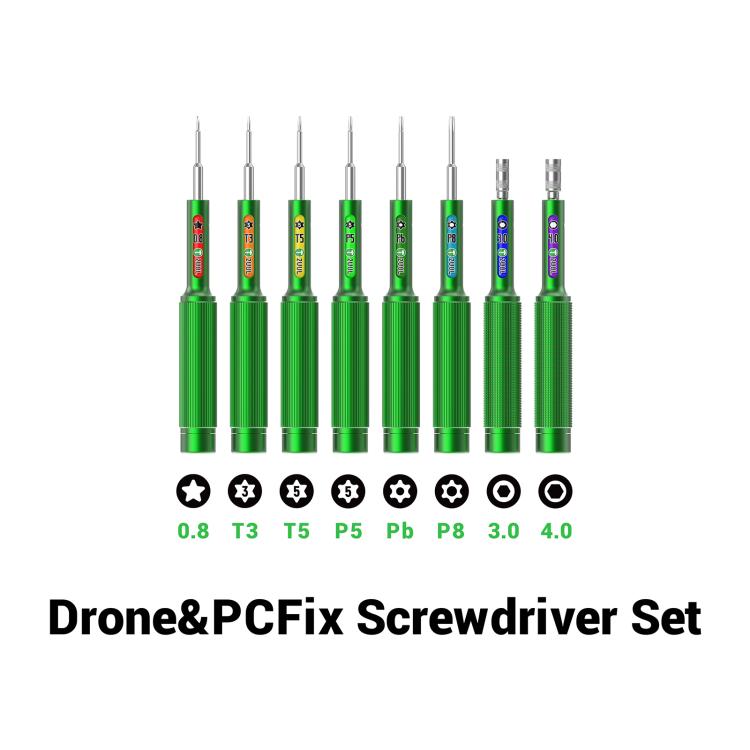 Kit de tournevis 8 en 1 2UUL SD95 pour drones et PC