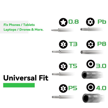 Kit de tournevis 8 en 1 2UUL SD95 pour drones et PC