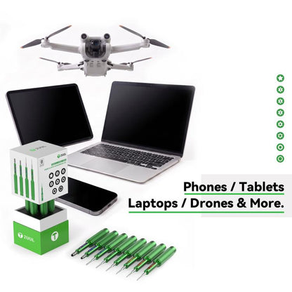 Kit de tournevis 8 en 1 2UUL SD95 pour drones et PC
