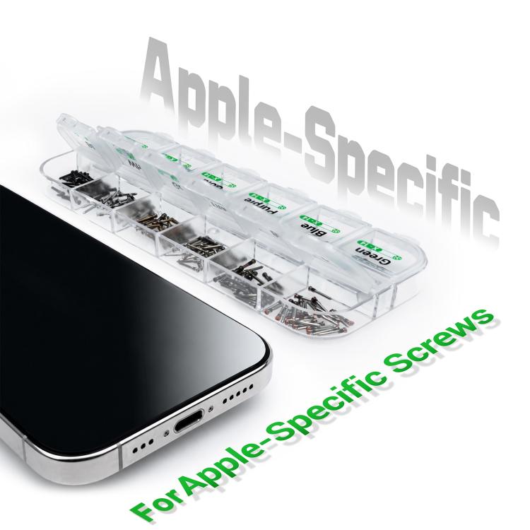 Kit de vis Pentalobe 8 couleurs 2UUL SC13 pour port de charge iPhone X-17 Pro Max