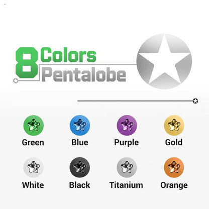 Kit de vis Pentalobe 8 couleurs 2UUL SC13 pour port de charge iPhone X-17 Pro Max