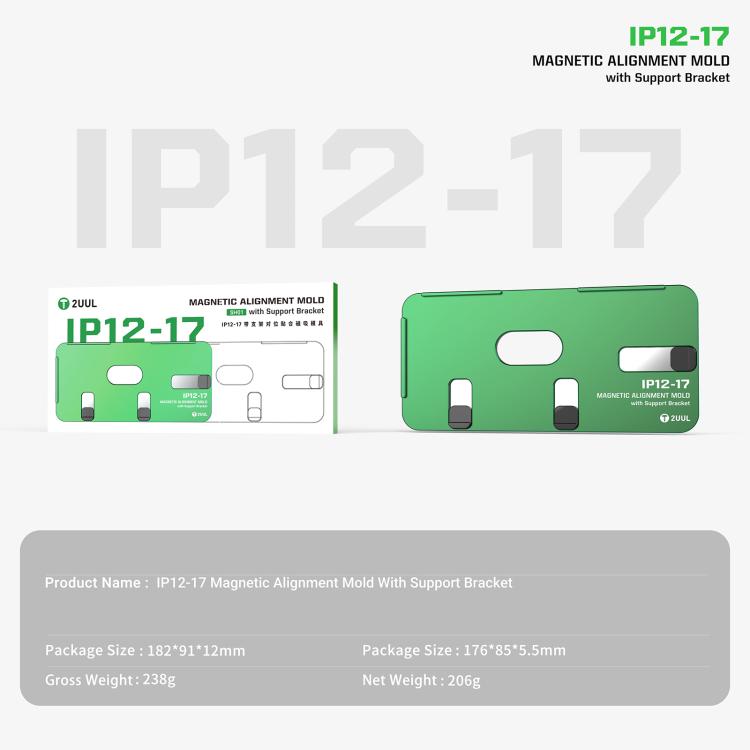 Moule d'alignement magnétique pour la lamination d'écran 2UUL SH01 avec support pour iPhone 12-17 Pro Max