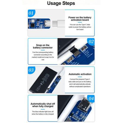 Carte d'activation de charge de batterie SUNSHINE SS-903 SE pour iPhone 8-16 Pro Max / SE2 / SE3