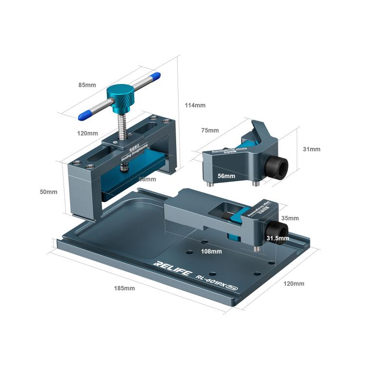Outil de correction de cadre multifonction bidirectionnel pour téléphones portables RELIFE RL-601PX Pro