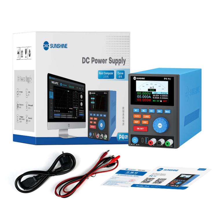 Alimentation électrique intelligente régulée SUNSHINE P4 Pro 30 V / 6 A, AU Plug, EU Plug, UK Plug, US Plug
