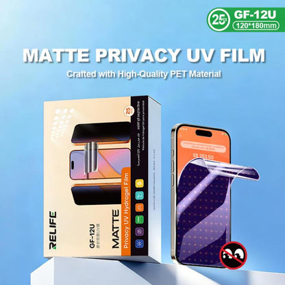 Film de protection solaire mat trempé RELIFE GF-12U avec lampe LED de polymérisation UV