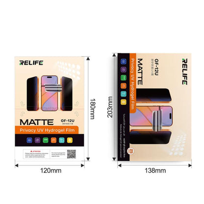 Film de protection solaire mat trempé RELIFE GF-12U avec lampe LED de polymérisation UV