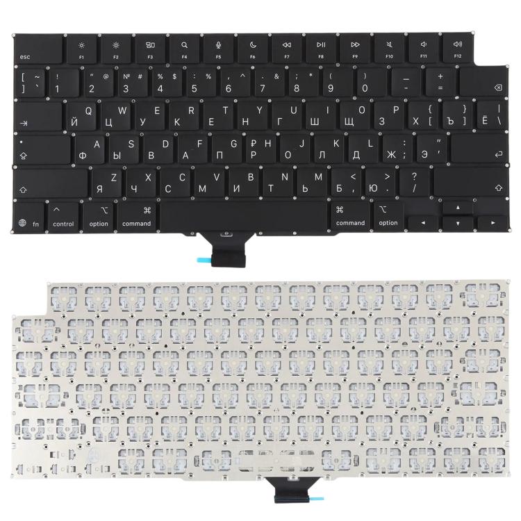 Touches de clavier pour MacBook A3434 A3426 A3427 A3428 A3429 (version US Small Enter), Russian, US Version