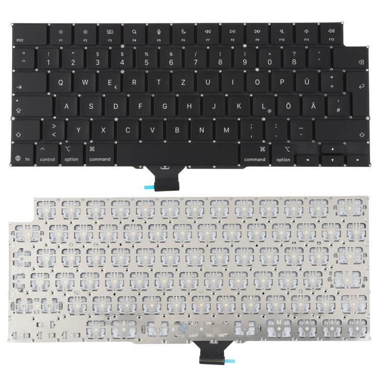 Touches de clavier pour MacBook A3434 A3426 A3427 A3428 A3429 (version Royaume-Uni avec grande entrée), German, Spain, Russian, EU Version English