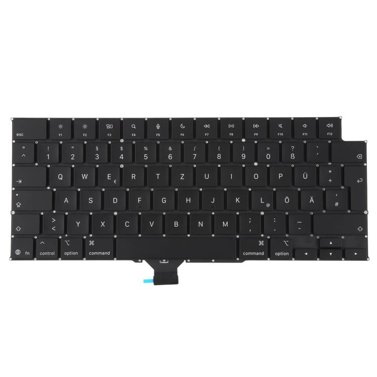 Touches de clavier pour MacBook A3434 A3426 A3427 A3428 A3429 (version Royaume-Uni avec grande entrée), German, Spain, Russian, EU Version English