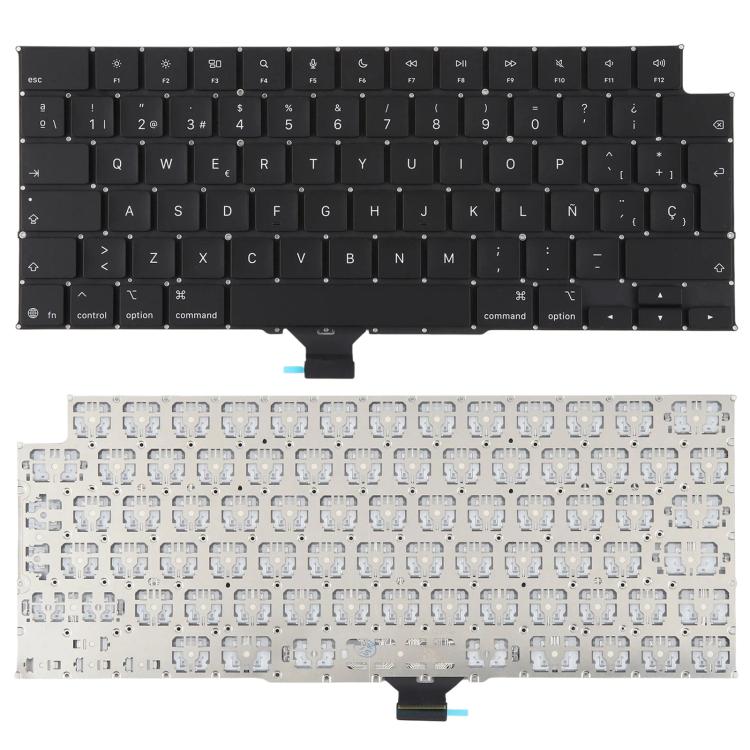 Touches de clavier pour MacBook A3434 A3426 A3427 A3428 A3429 (version Royaume-Uni avec grande entrée), German, Spain, Russian, EU Version English
