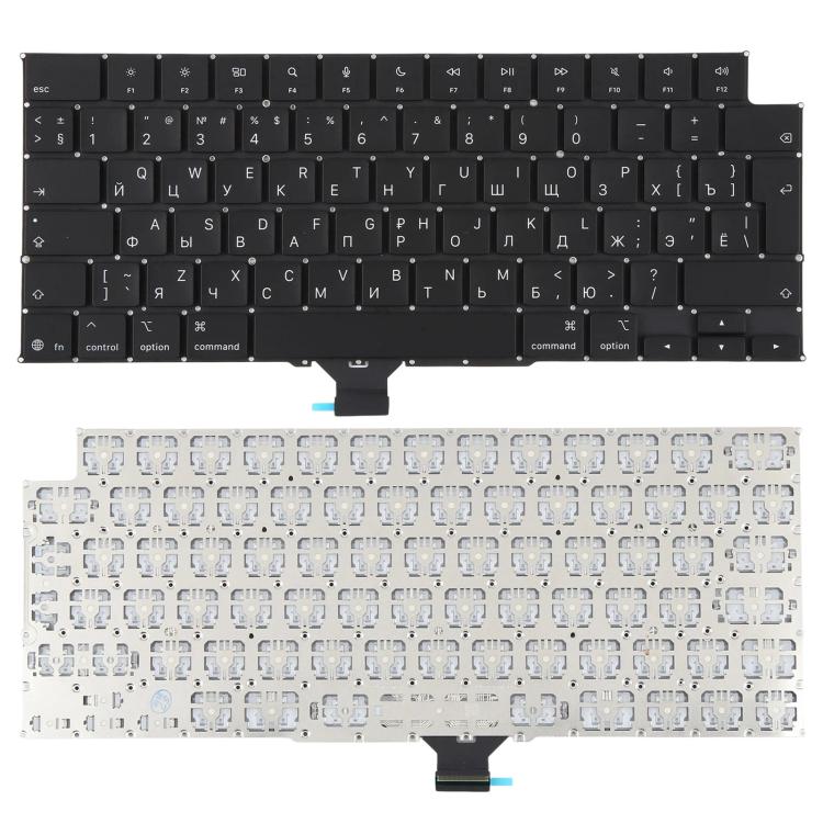 Touches de clavier pour MacBook A3434 A3426 A3427 A3428 A3429 (version Royaume-Uni avec grande entrée), German, Spain, Russian, EU Version English