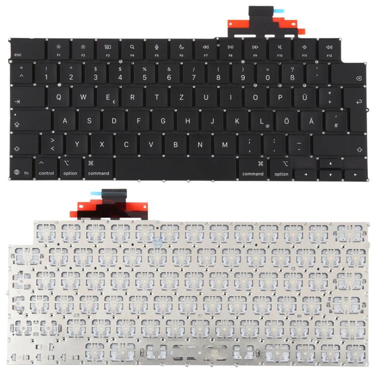Clavier britannique Big Enter pour MacBook A3448 A3449, German, Spain, Russian, EU Version English